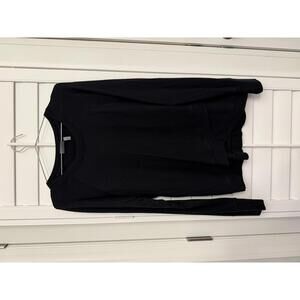 Athleta lightweight cross cross sweatshirt black size Medium